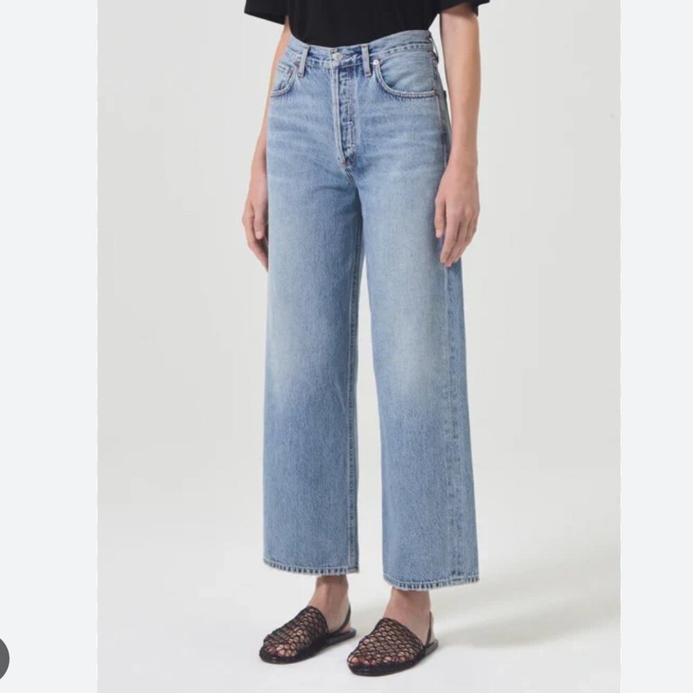 Agolde Light Blue Ankle & Cropped Jeans